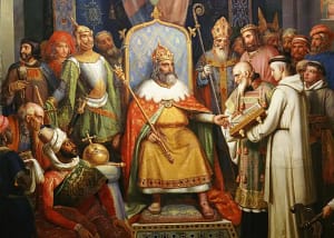 Vous avez 1 chance sur 200 d’être un descendant de Charlemagne : mythe ou réalité ? 9 Charlemagne Roi des francs 1024x730 1 - Vous avez 1 chance sur 200 d’être un descendant de Charlemagne : mythe ou réalité ?